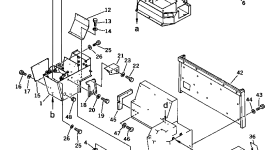 Крышка 421-54-12173  Komatsu