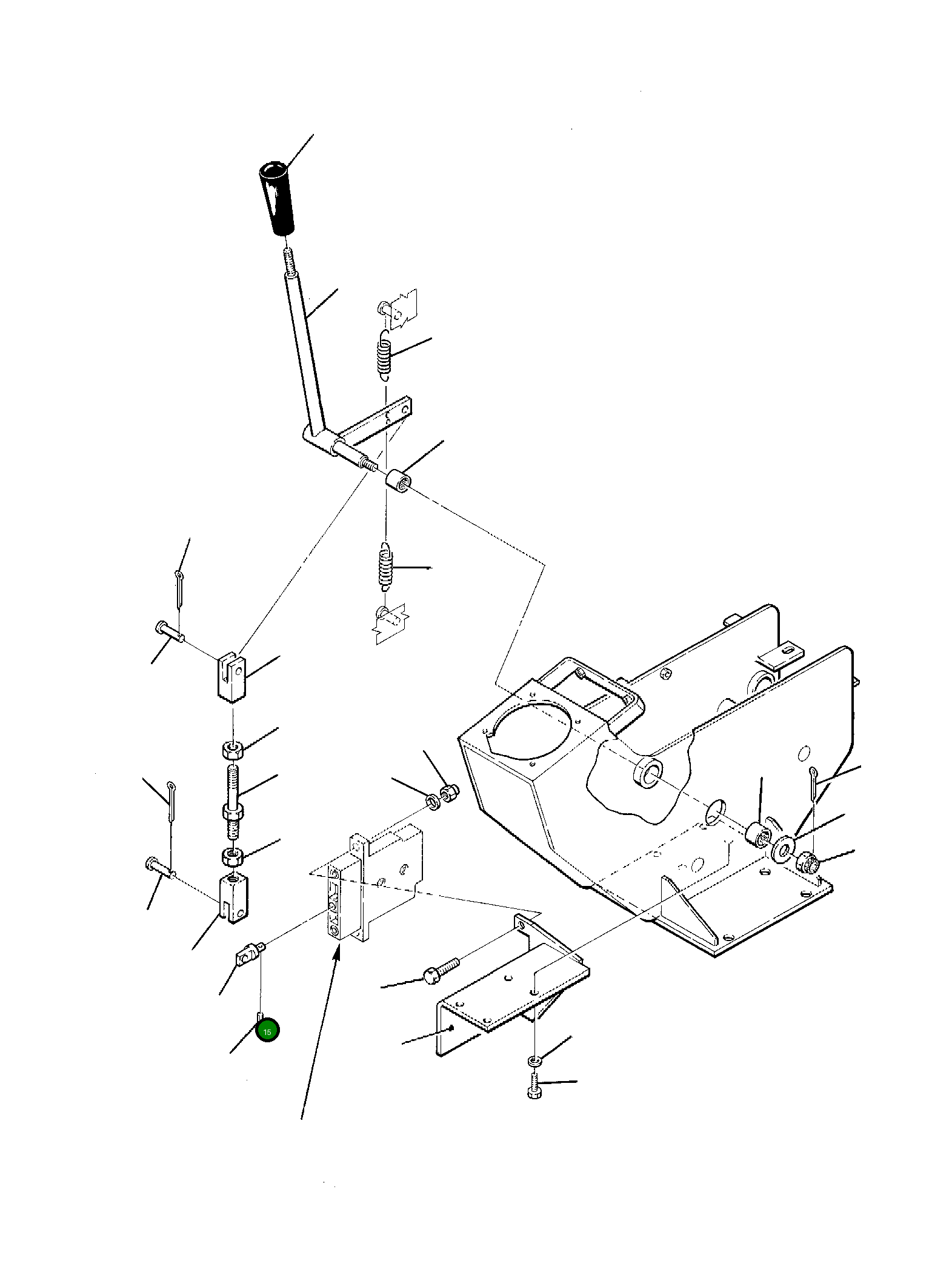 Рычаг 21D-43-11210 Komatsu