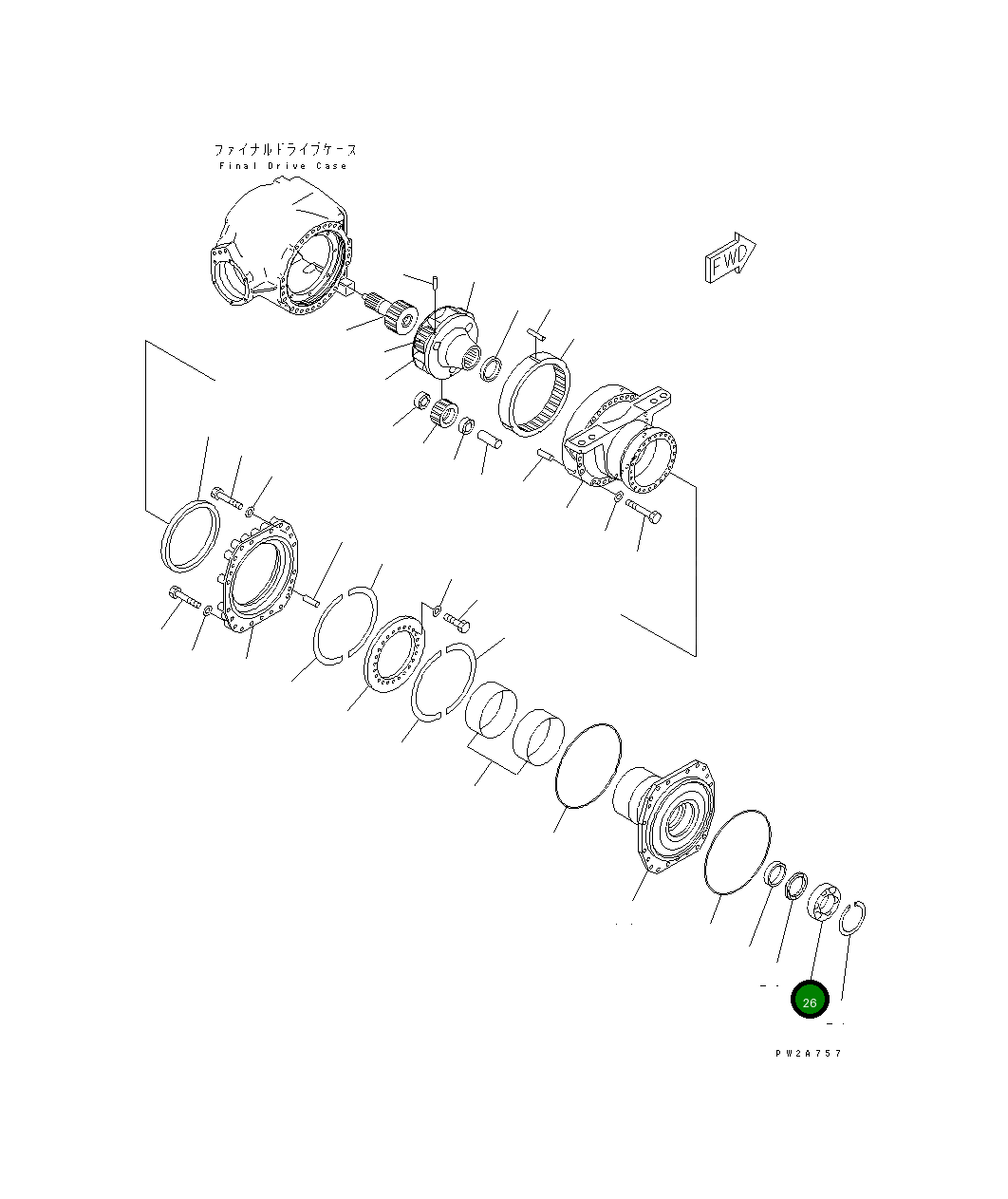 Подшипник 06030-22218 Komatsu