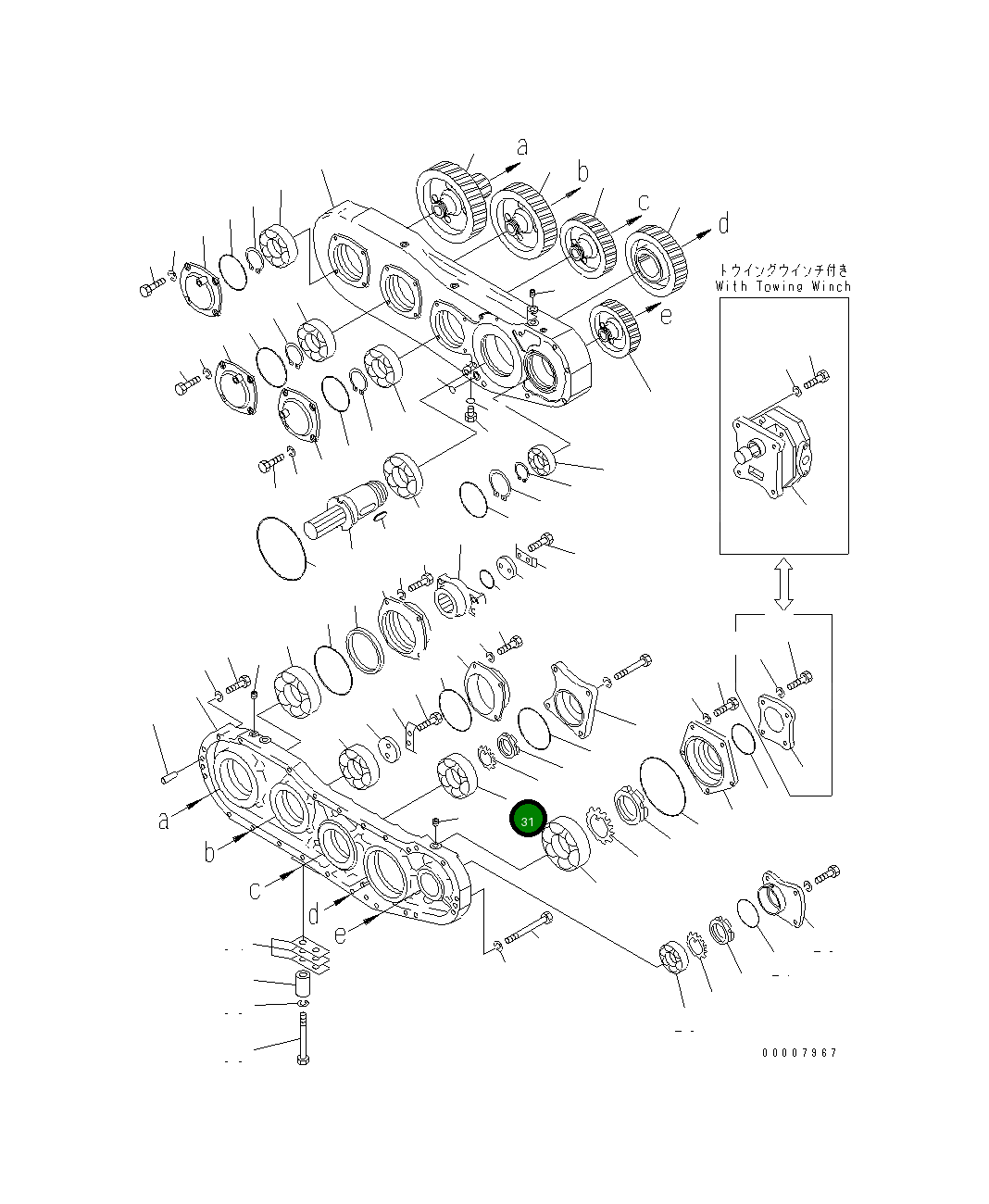 Подшипник 06030-21311 Komatsu
