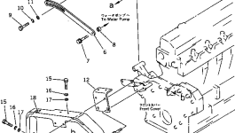 Кронштейн 6207-85-8340 Komatsu