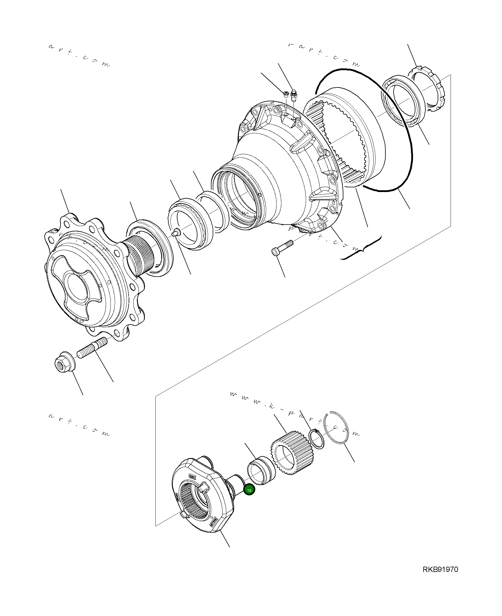 Подшипник CA0642513 Komatsu