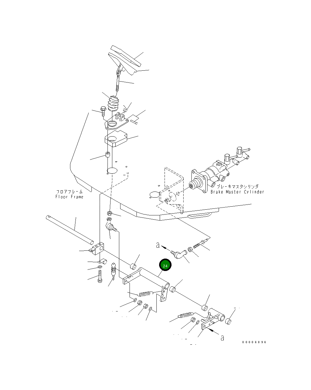 Рычаг 418-43-27180 Komatsu