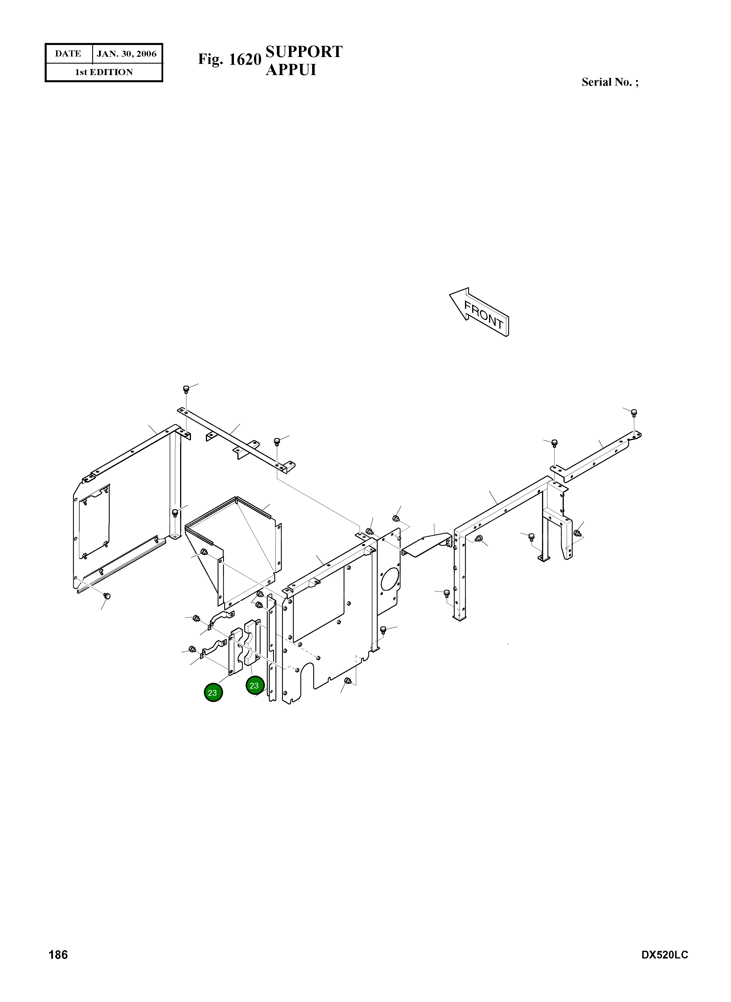 Крышка K1007446A Komatsu