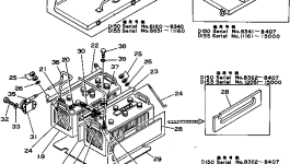 Корпус аккумулятора в сборе 195-57-00031 Komatsu