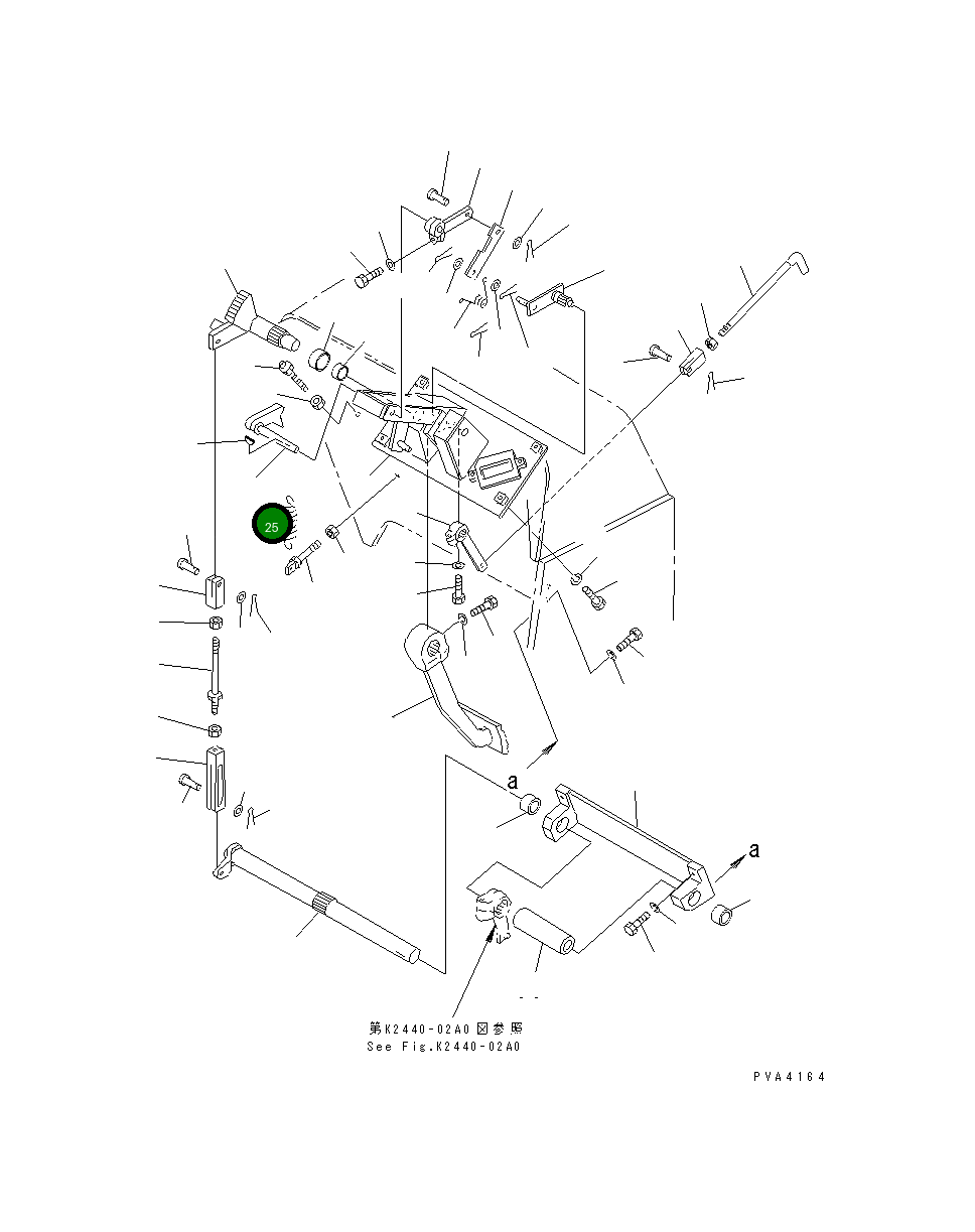 Рычаг 114-43-44230 Komatsu