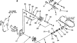Кронштейн 20W-43-12381 Komatsu