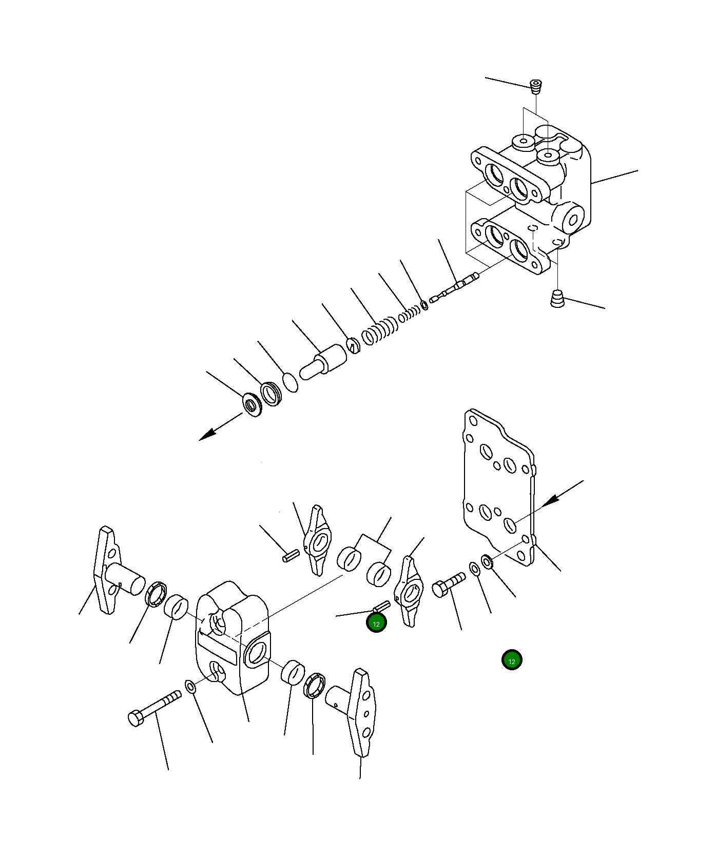 Рычаг 702-16-57350  Komatsu