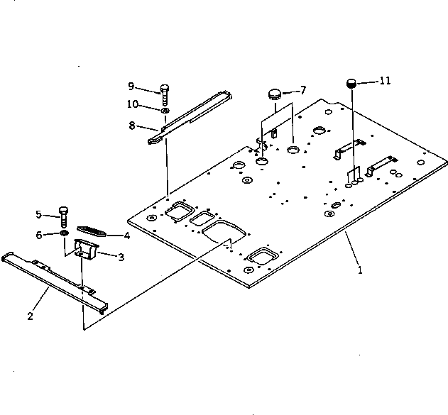 Крышка 20Y-970-2451 Komatsu