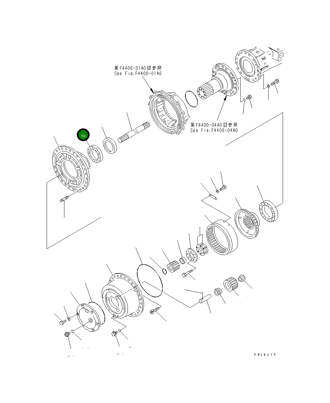 Подшипник 421-22-12780 Komatsu