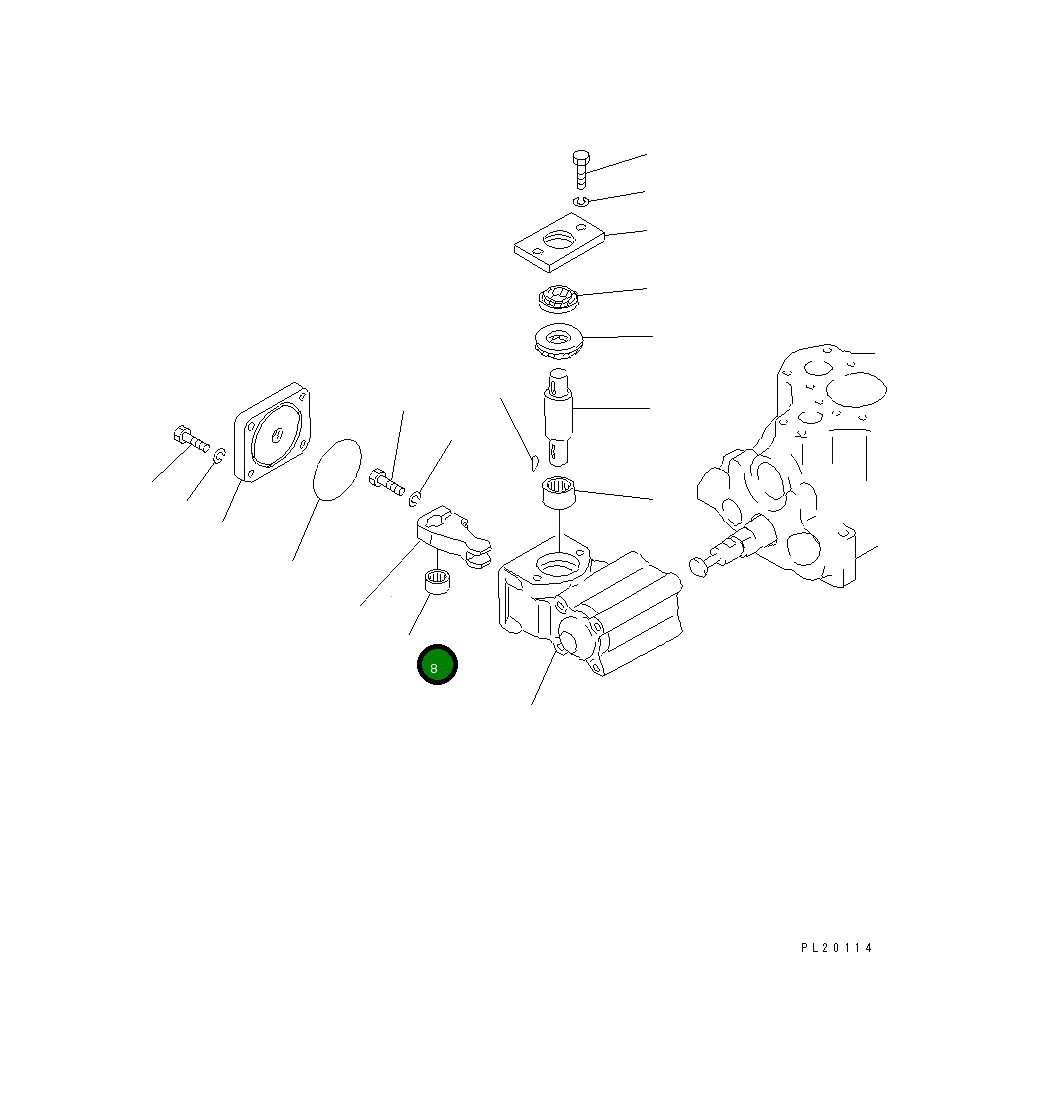 Подшипник 702-13-21620 Komatsu