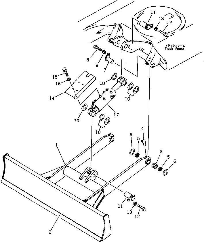 Крышка 21X-71-11120 Komatsu