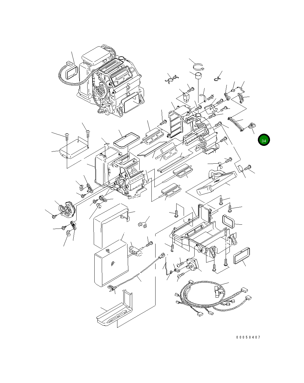 Рычаг AN56571-40461 Komatsu