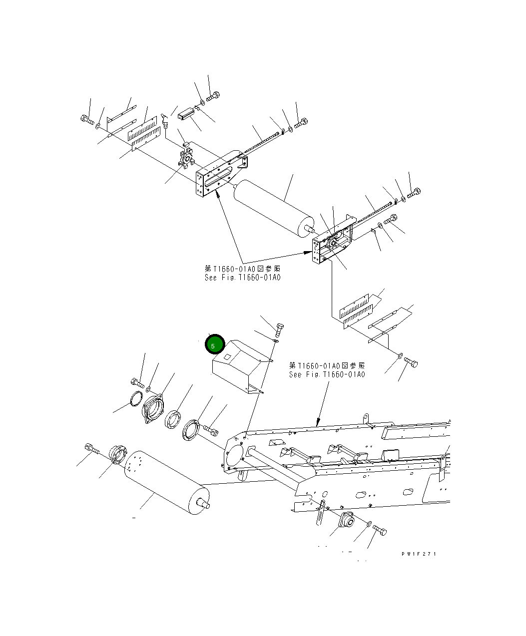 Крышка 8296-75-3140  Komatsu
