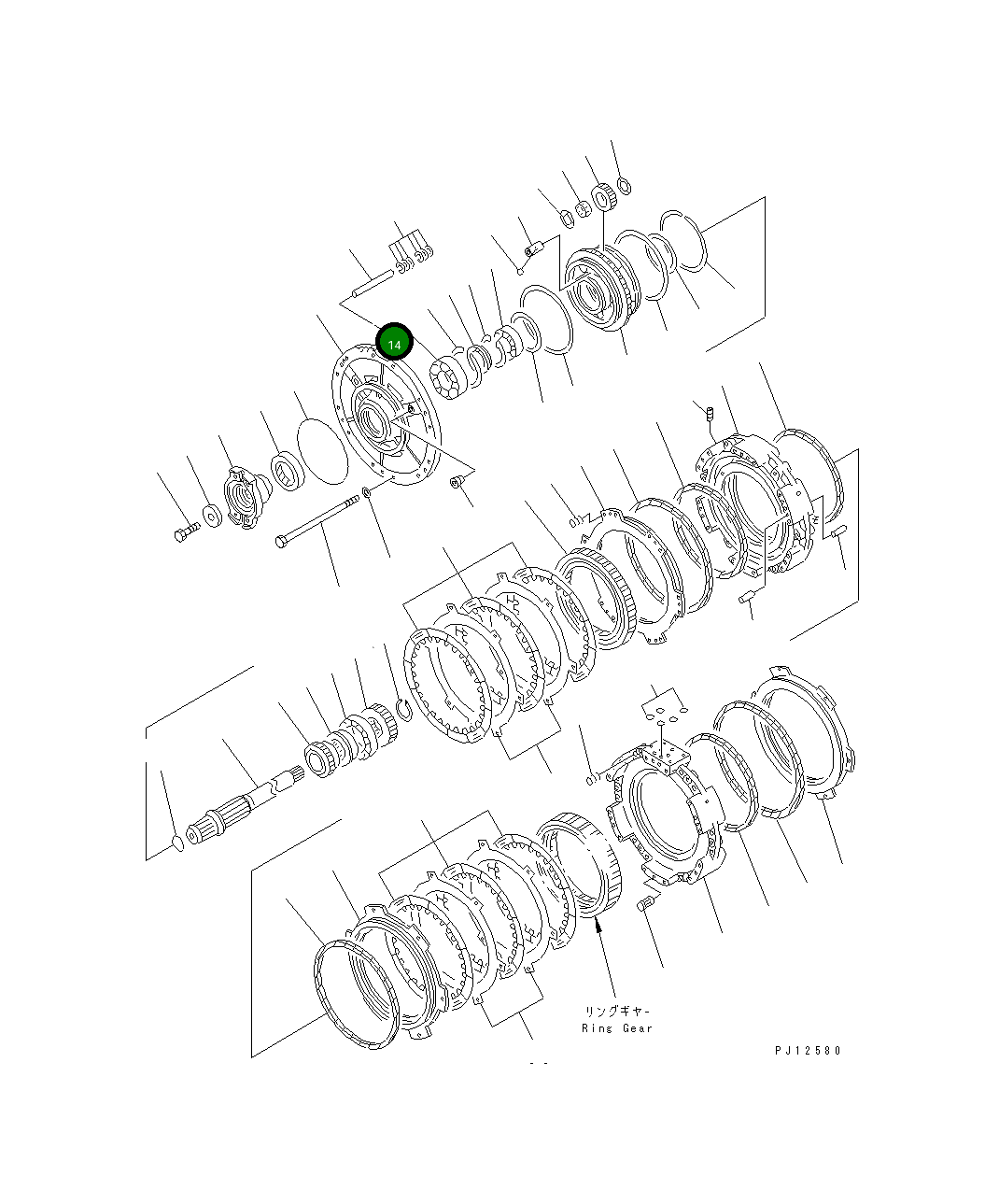 Подшипник 06000-06216 Komatsu