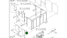 Крышка 21T-54-73773 Komatsu