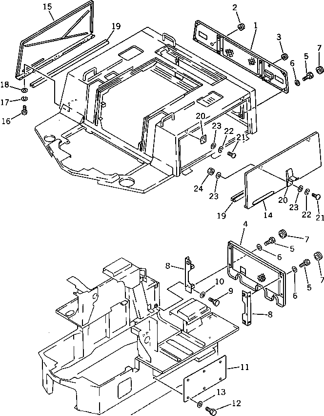 Крышка 363-54-15121 Komatsu