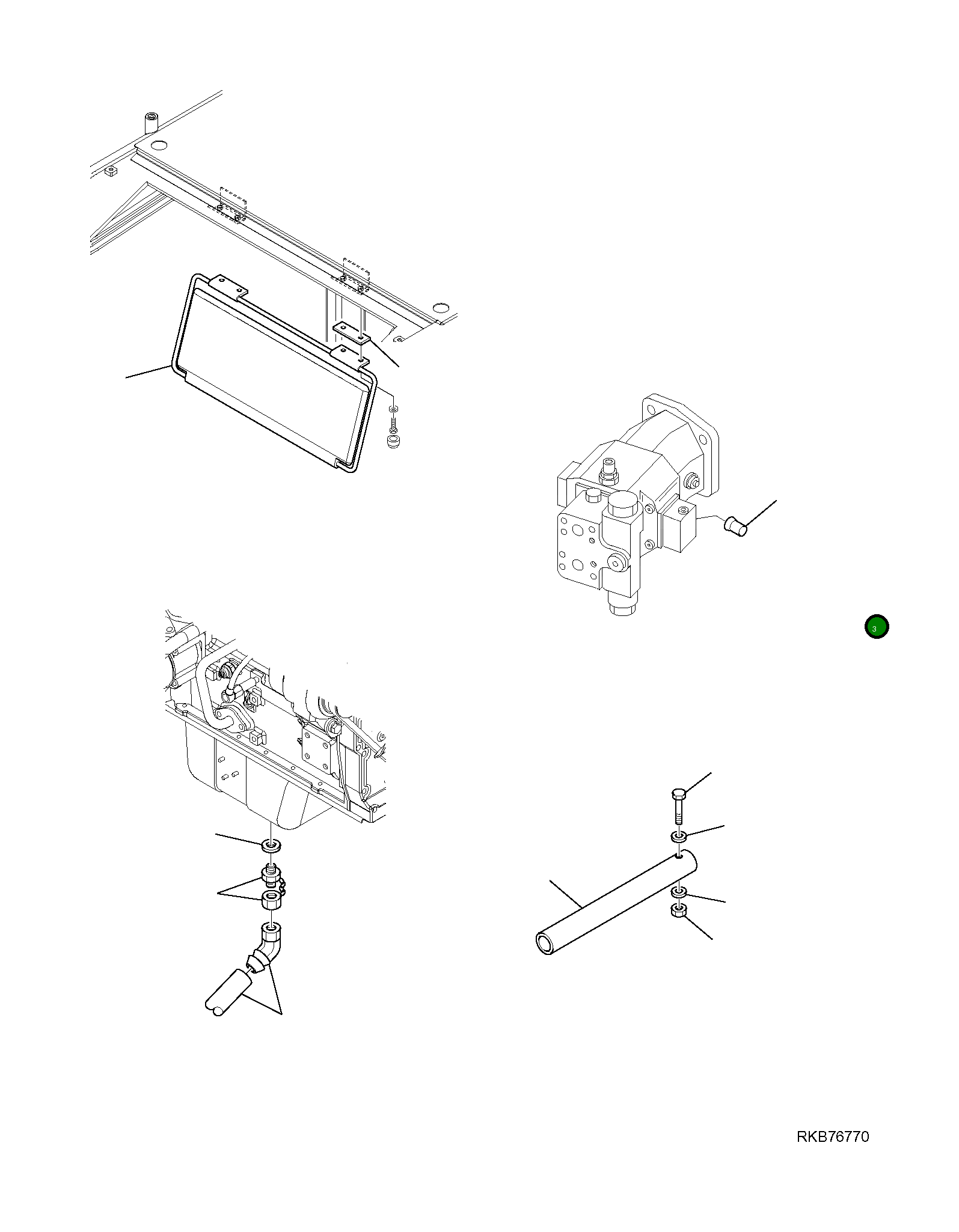 Крышка 21W-09-R3350  Komatsu