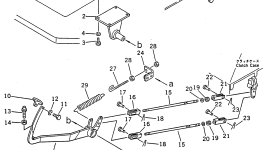 Рычаг 232-43-55112 Komatsu