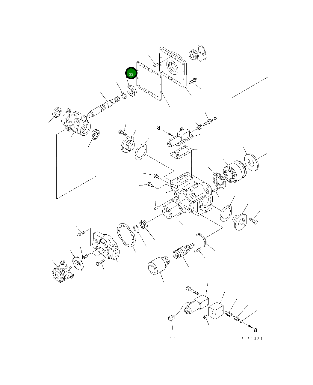 Подшипник 262-61-21760 Komatsu