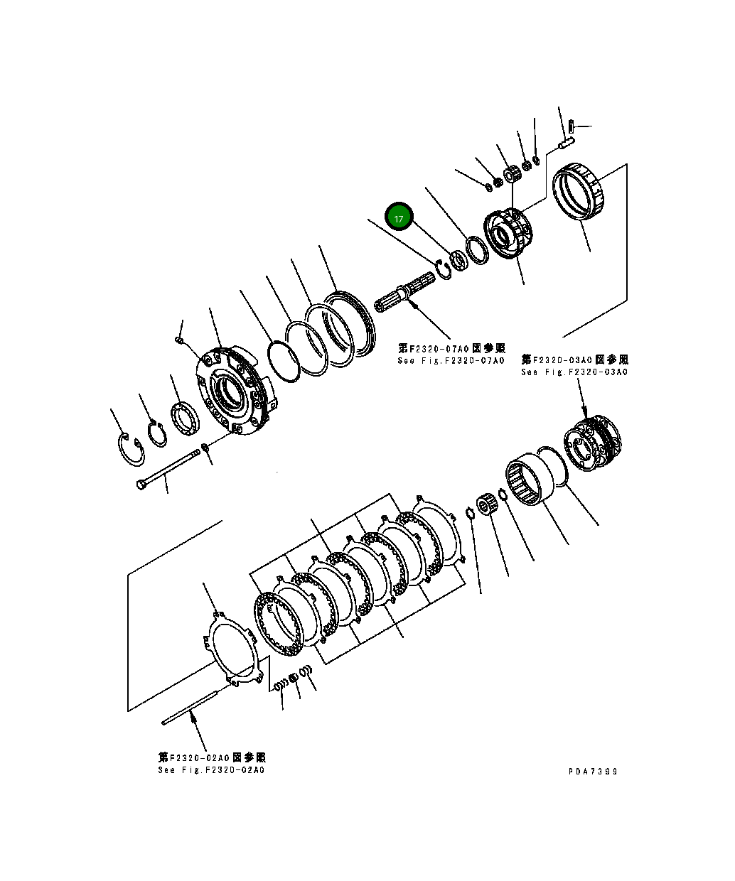 Подшипник 124-15-59430 Komatsu
