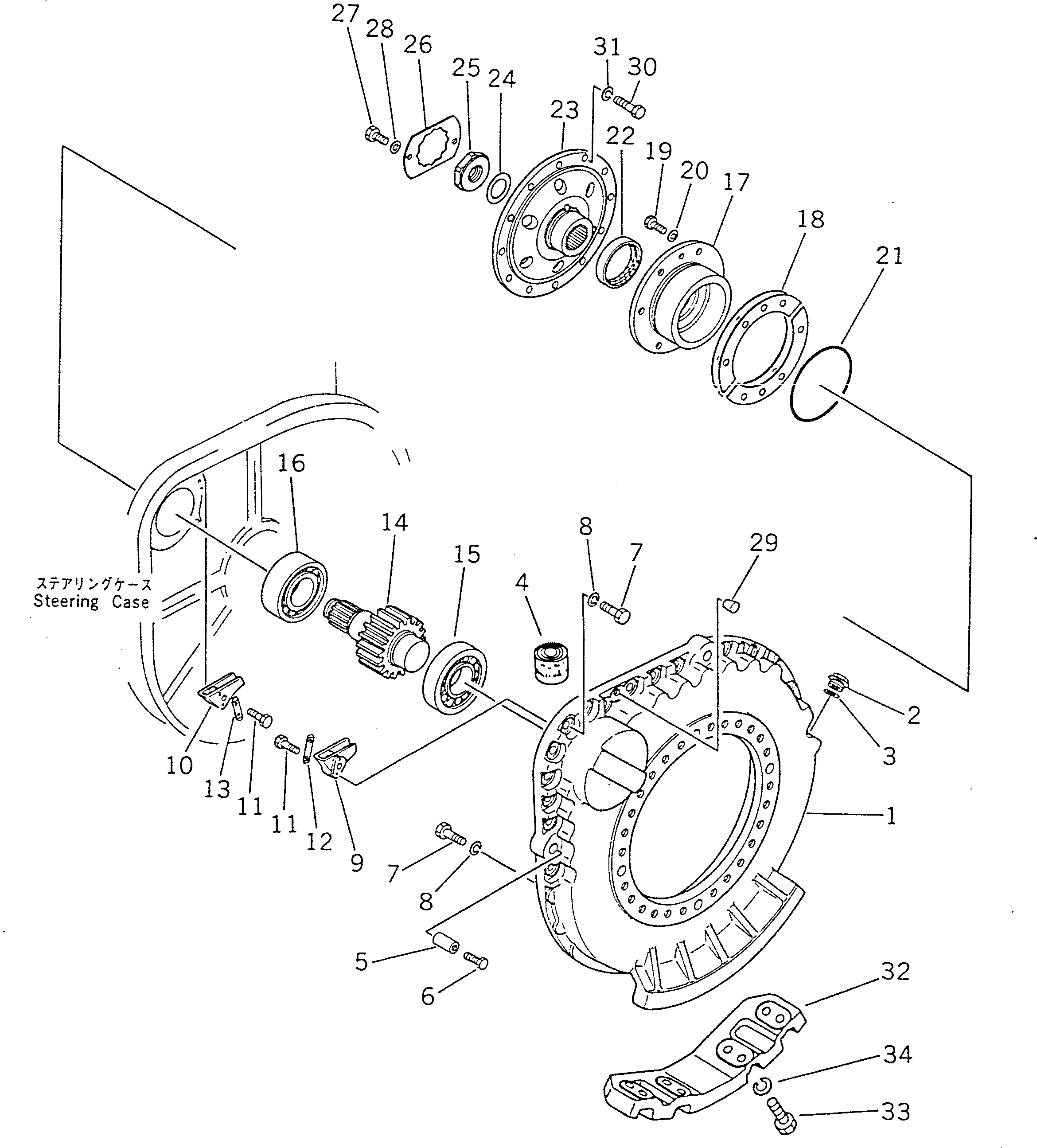 Подшипник 195-27-12881 Komatsu