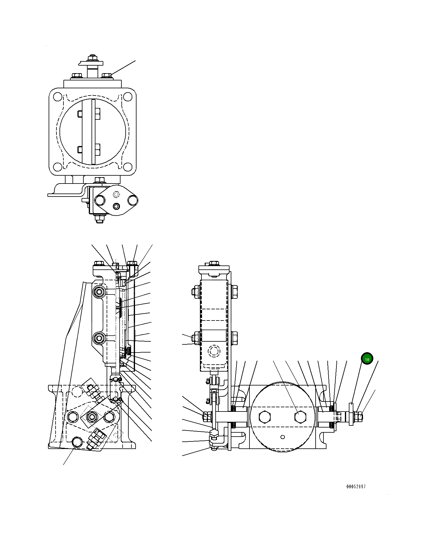 Рычаг MY281-23020 Komatsu