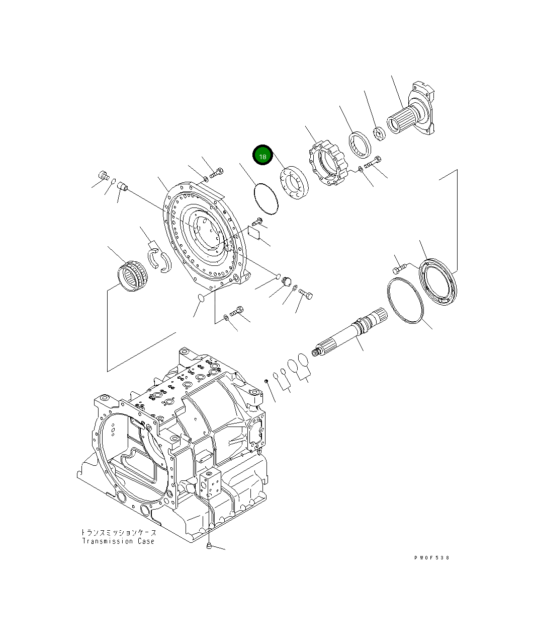 Подшипник 569-15-39650 Komatsu