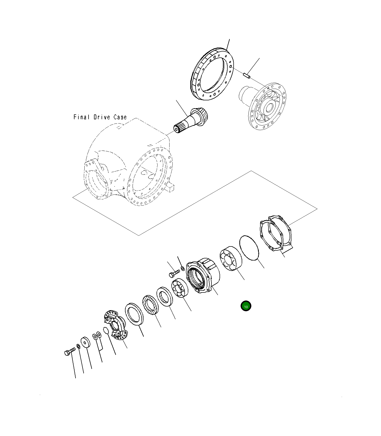 Подшипник 23H-22-11120 Komatsu