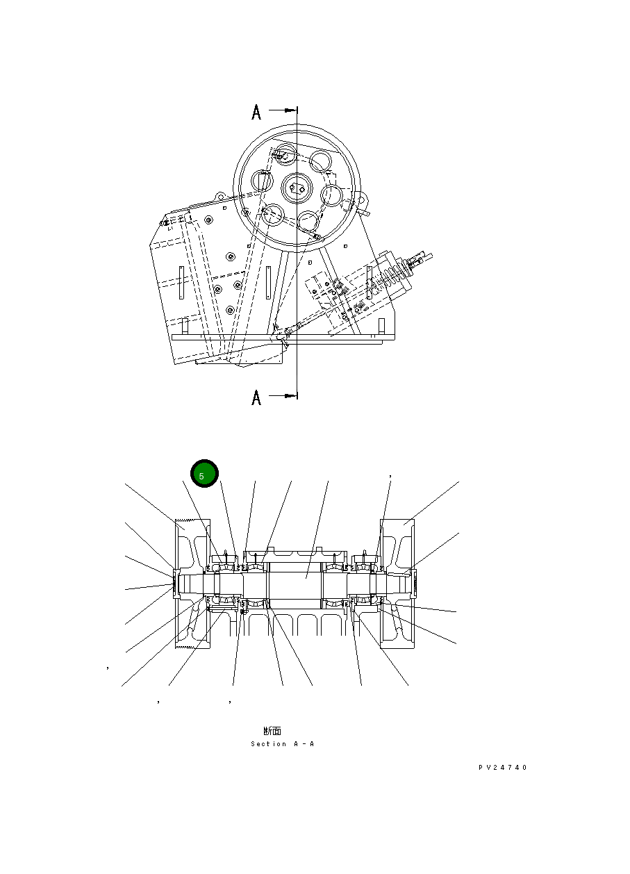 Подшипник 8242-70-5430 Komatsu