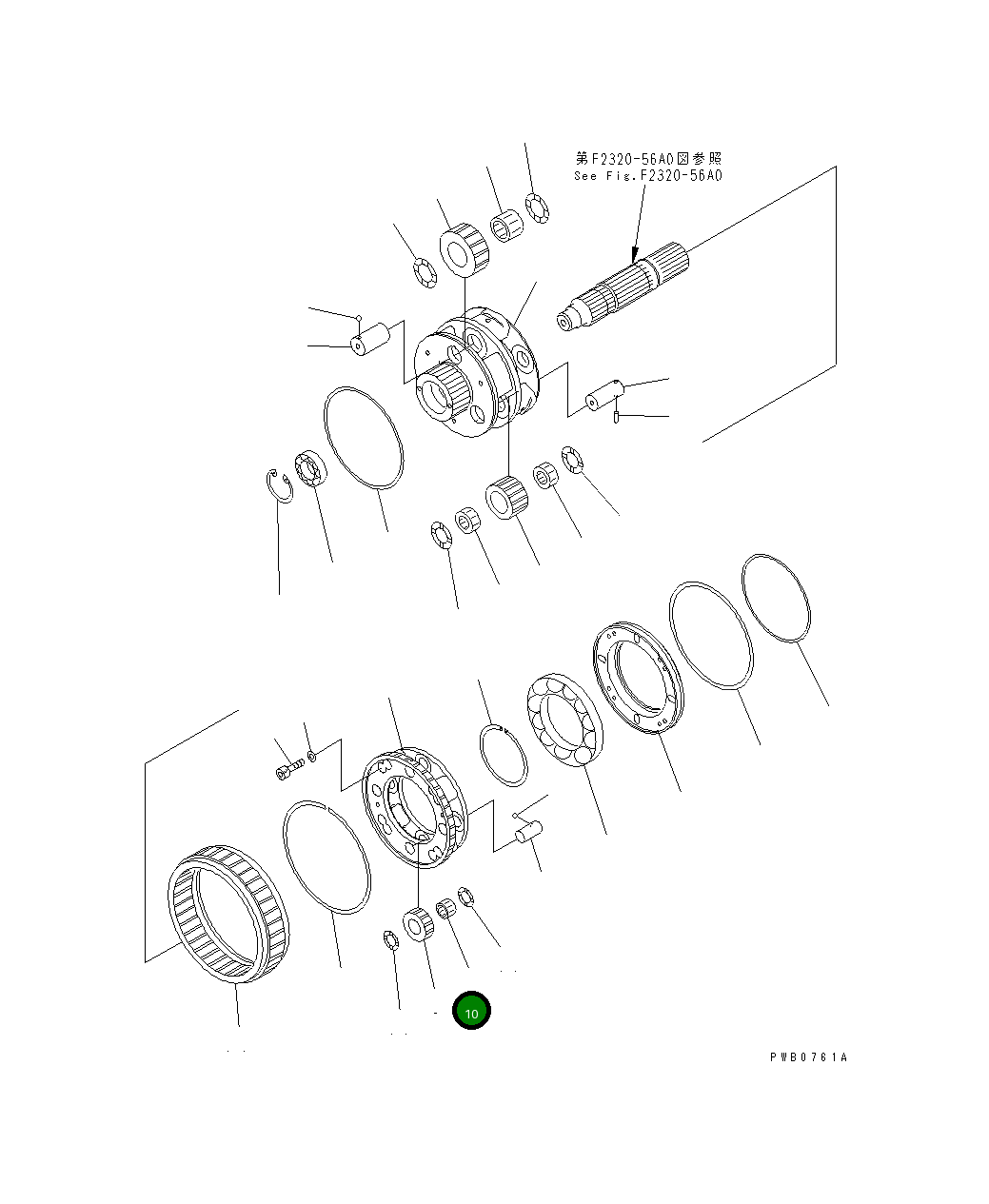 Подшипник 712-86-19320 Komatsu