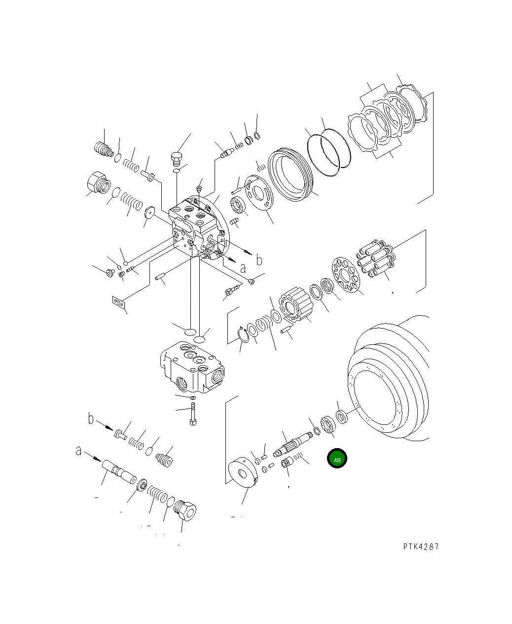 Подшипник TZ263B2048-00  Komatsu