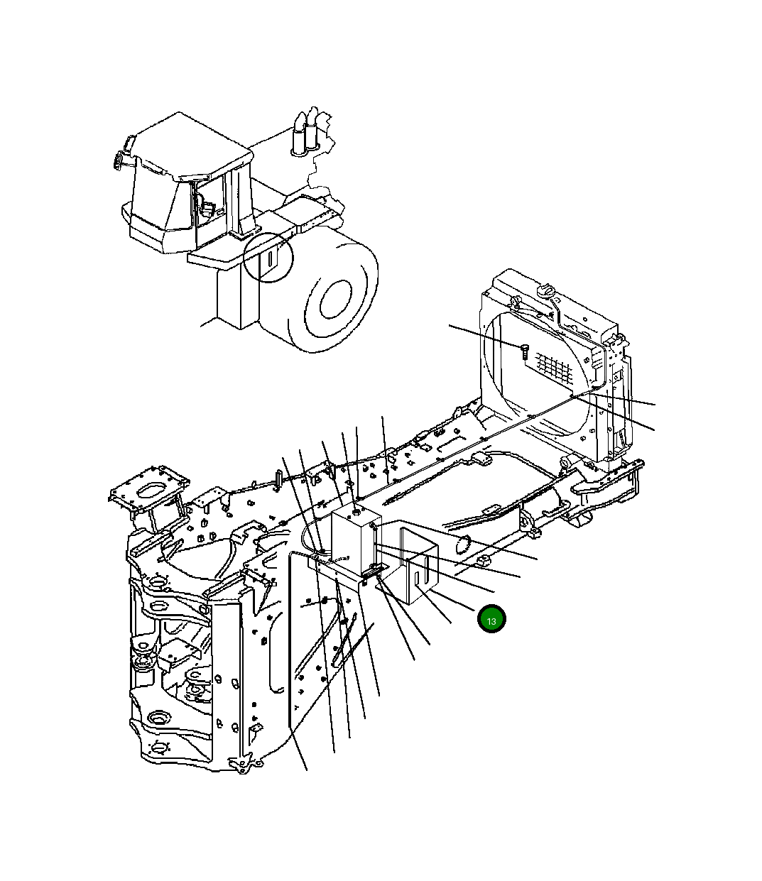 Крышка 427-03-22360  Komatsu