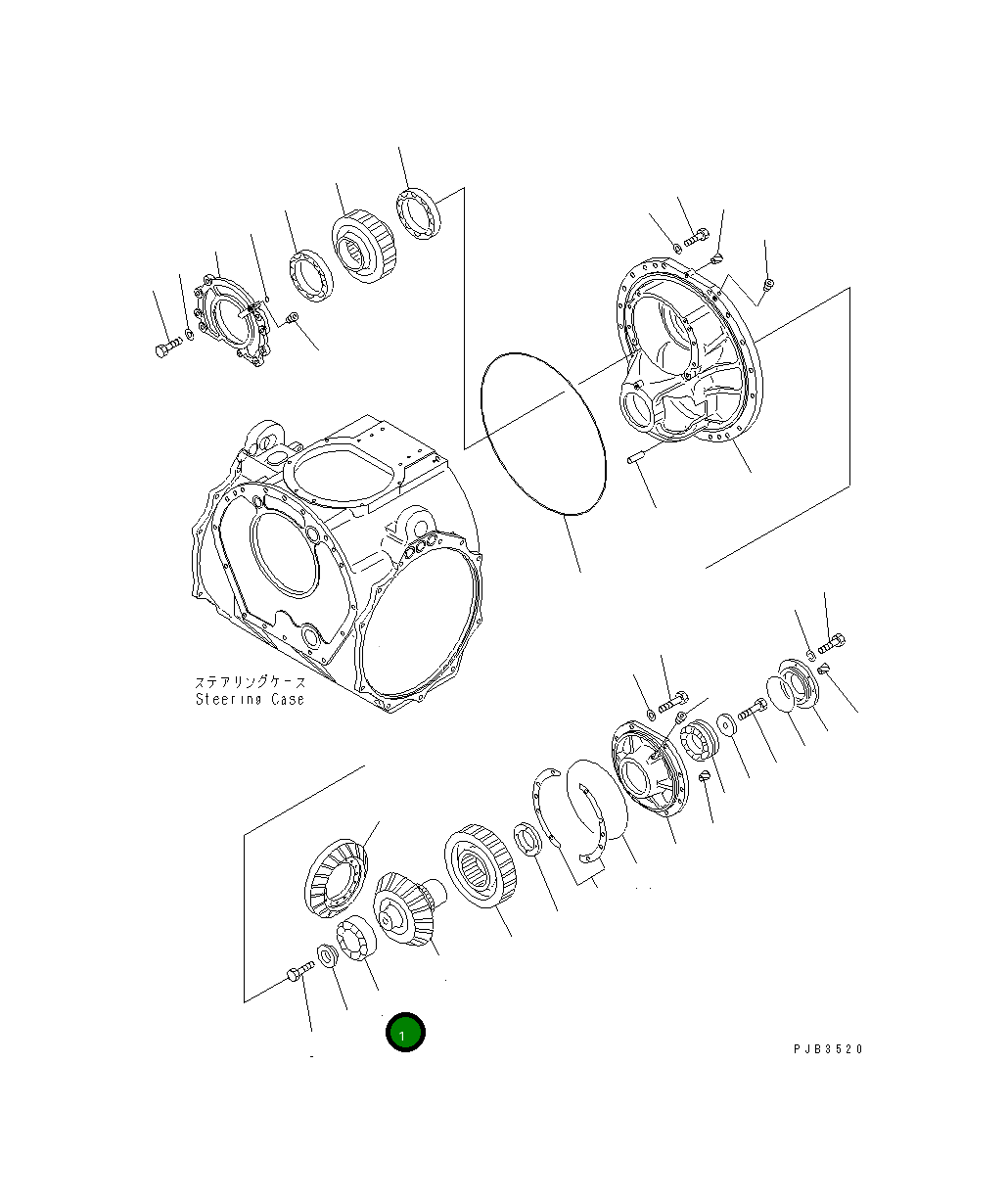 Подшипник 195-09-18310 Komatsu