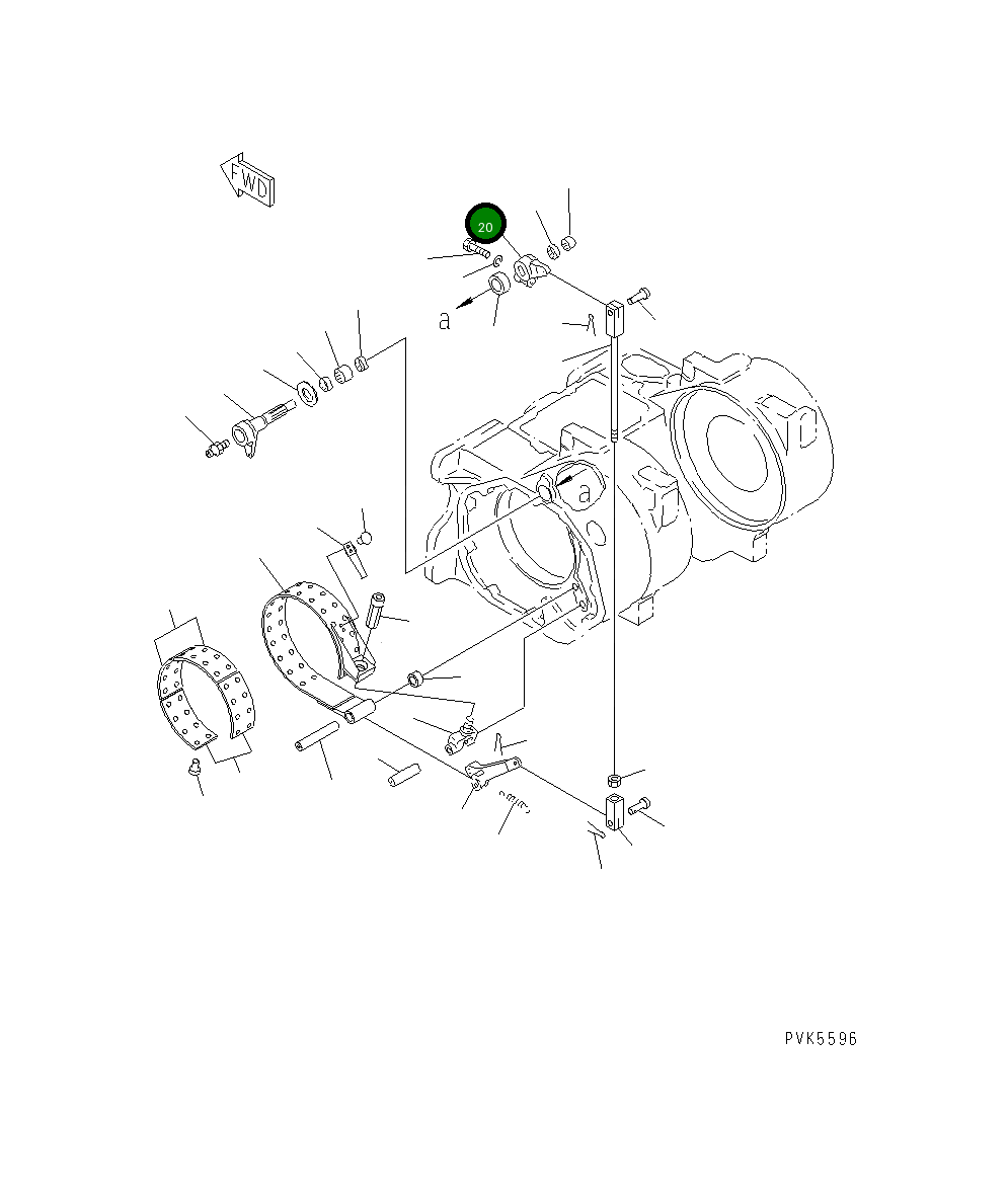 Рычаг 101-Z61-2240 Komatsu