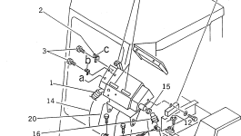 Опора 415-963-1771 Komatsu