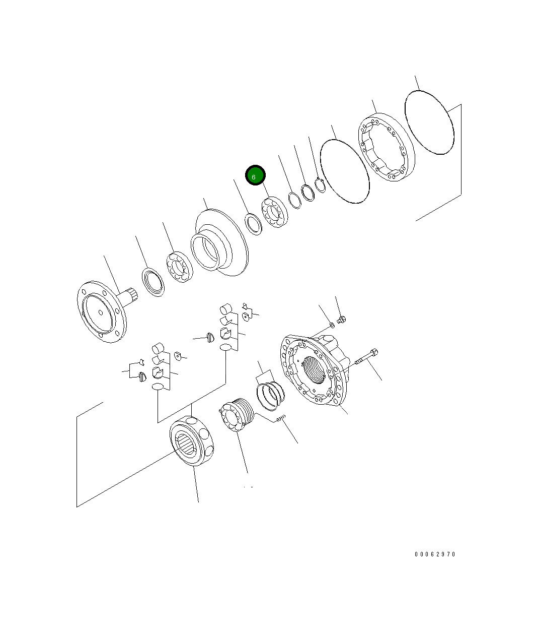 Подшипник PM002339882A  Komatsu