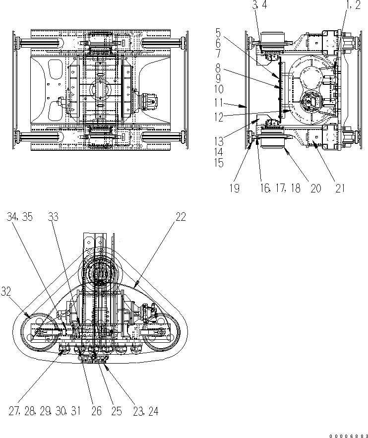 Крышка 279-70-11230 Komatsu