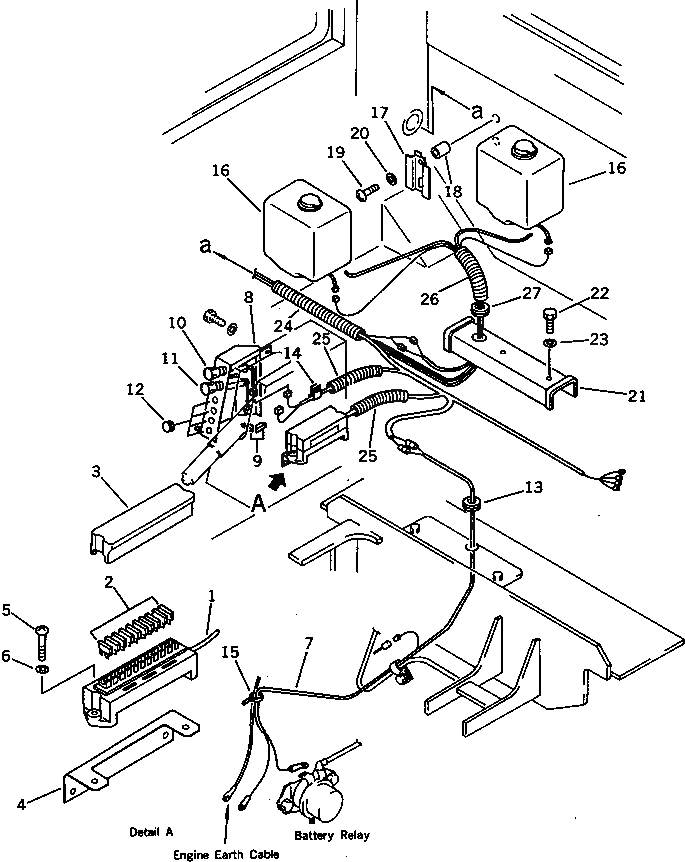 Крышка 416-06-16360 Komatsu