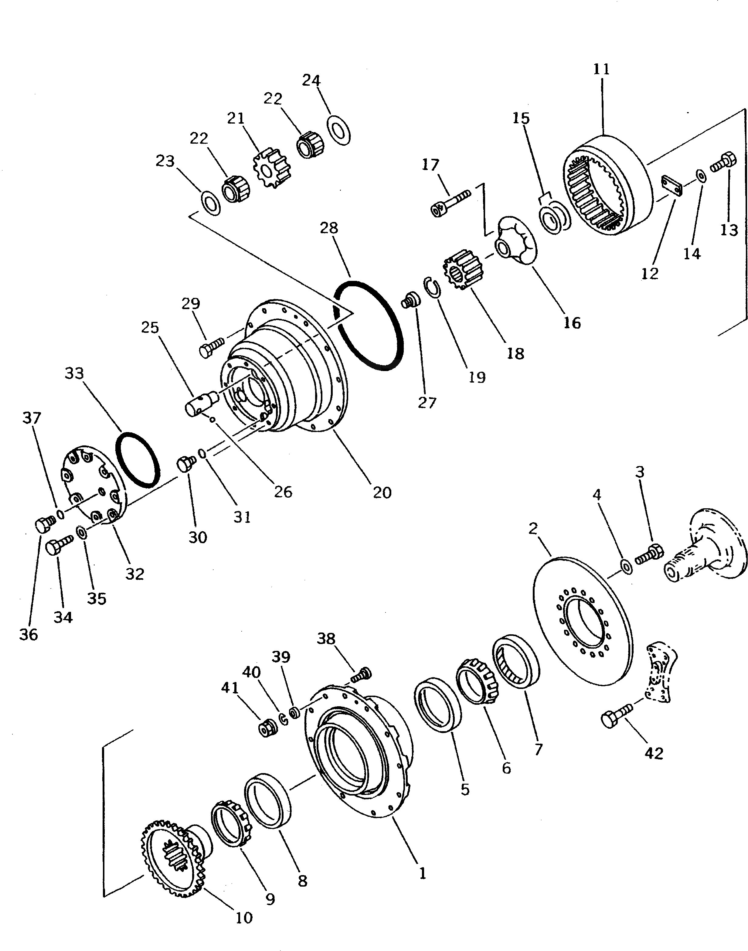 Крышка 20D-22-42620 Komatsu