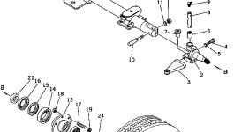 Гайка M011572400006 Komatsu