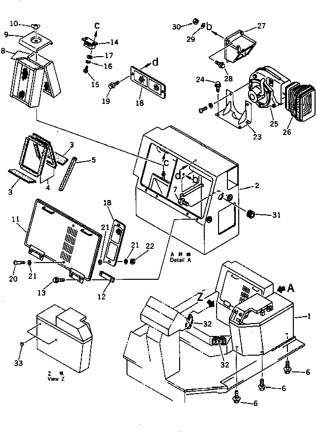 Крышка 419-T43-1210  Komatsu