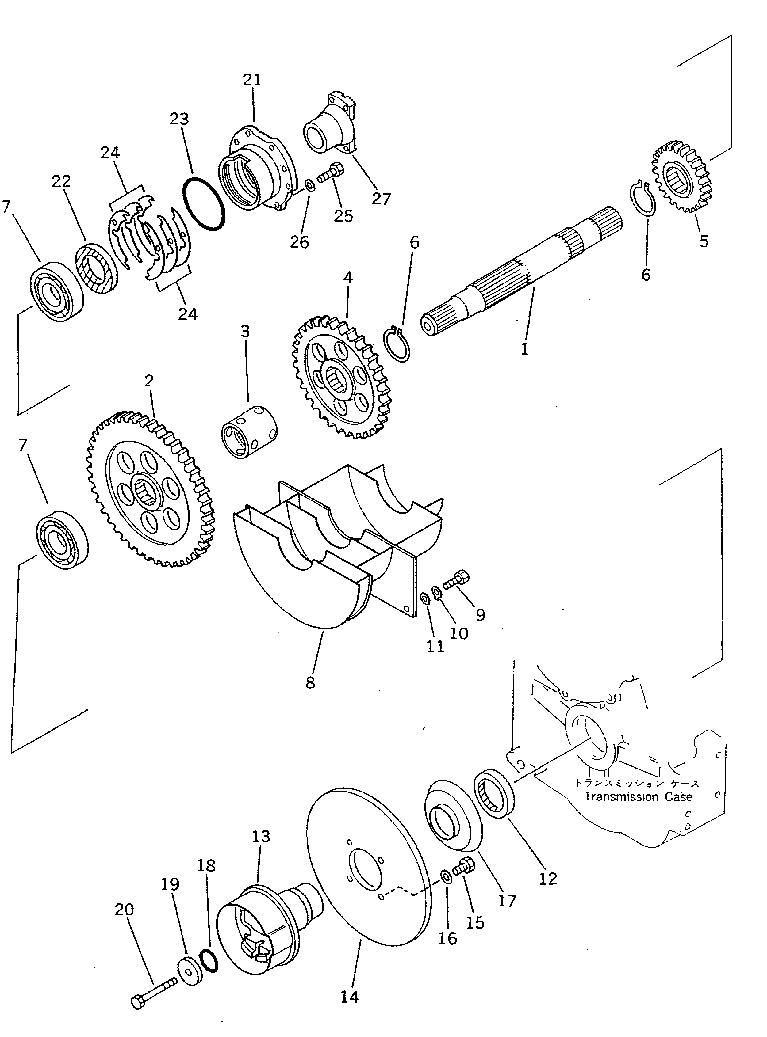 Крышка 415-15-13551 Komatsu