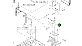 Крышка 8240-54-4261 Komatsu