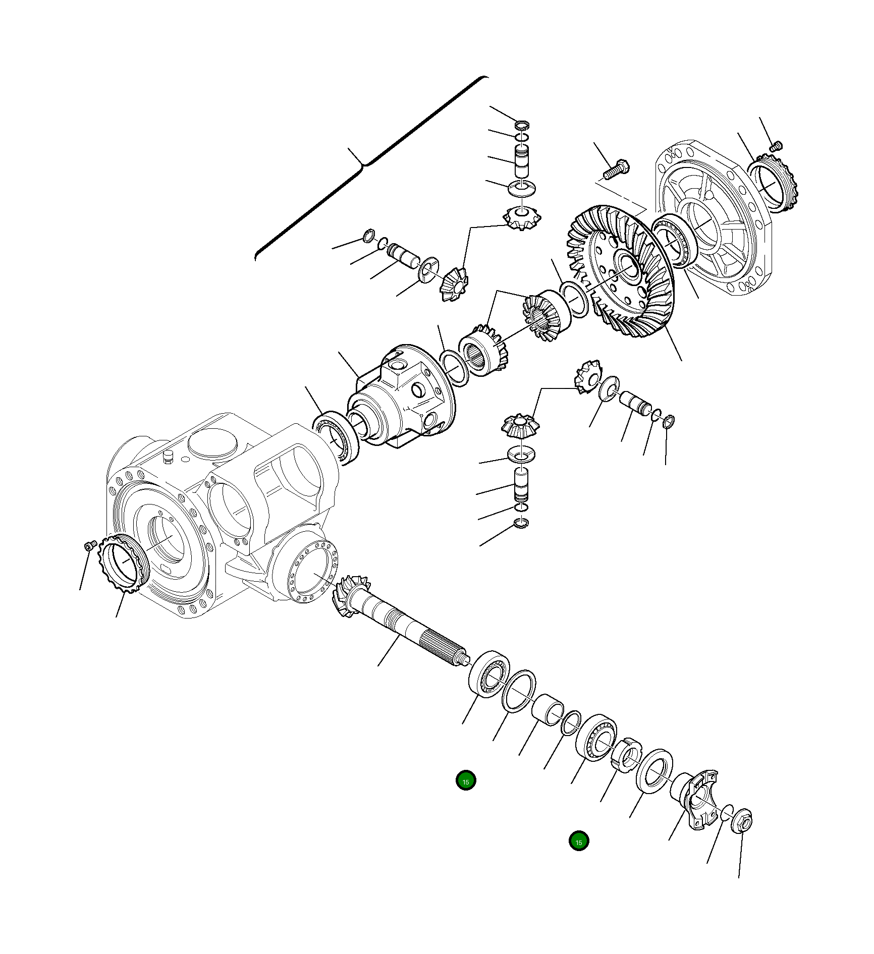 Подшипник HU5100162 Komatsu
