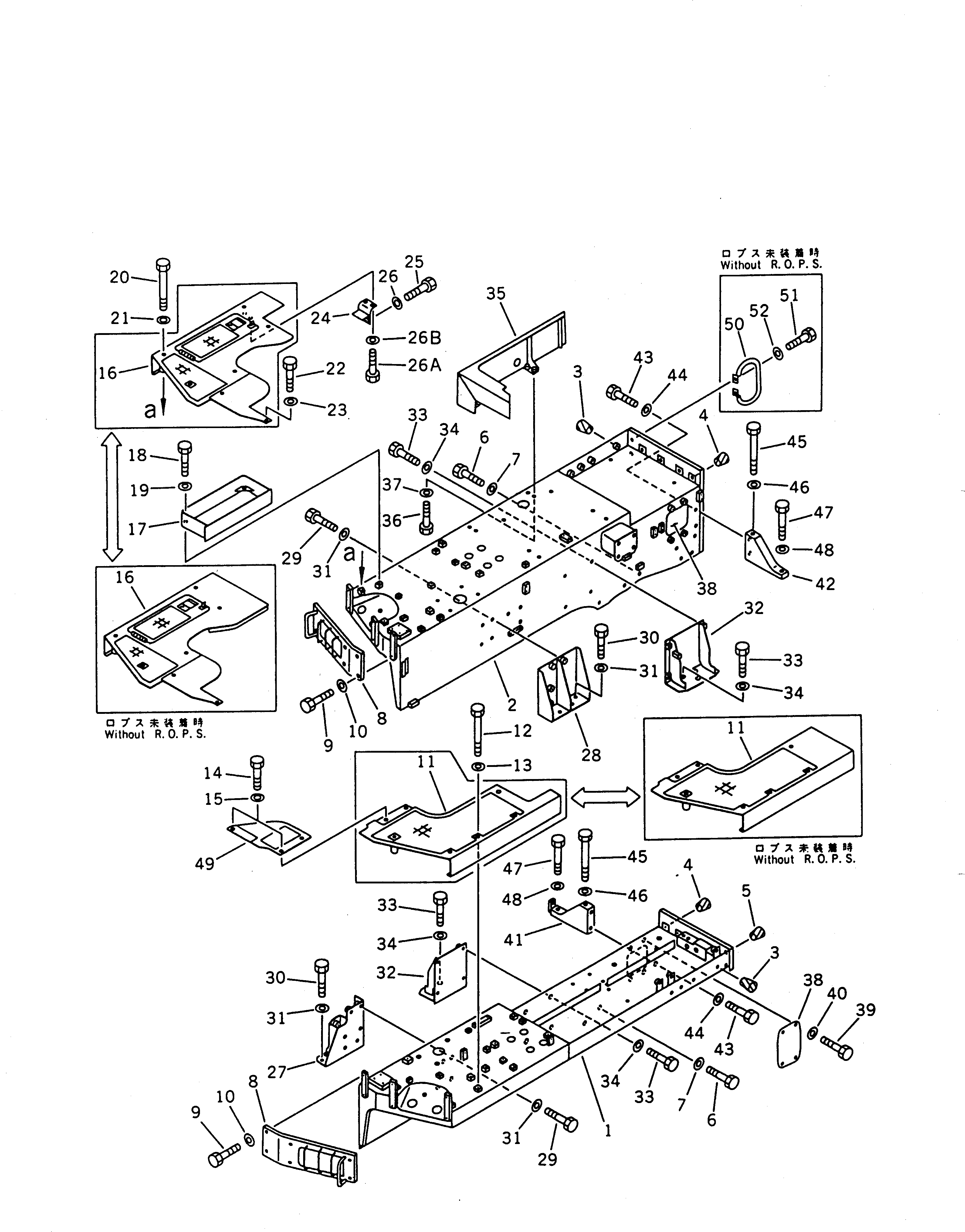 Крышка 15A-54-12151 Komatsu