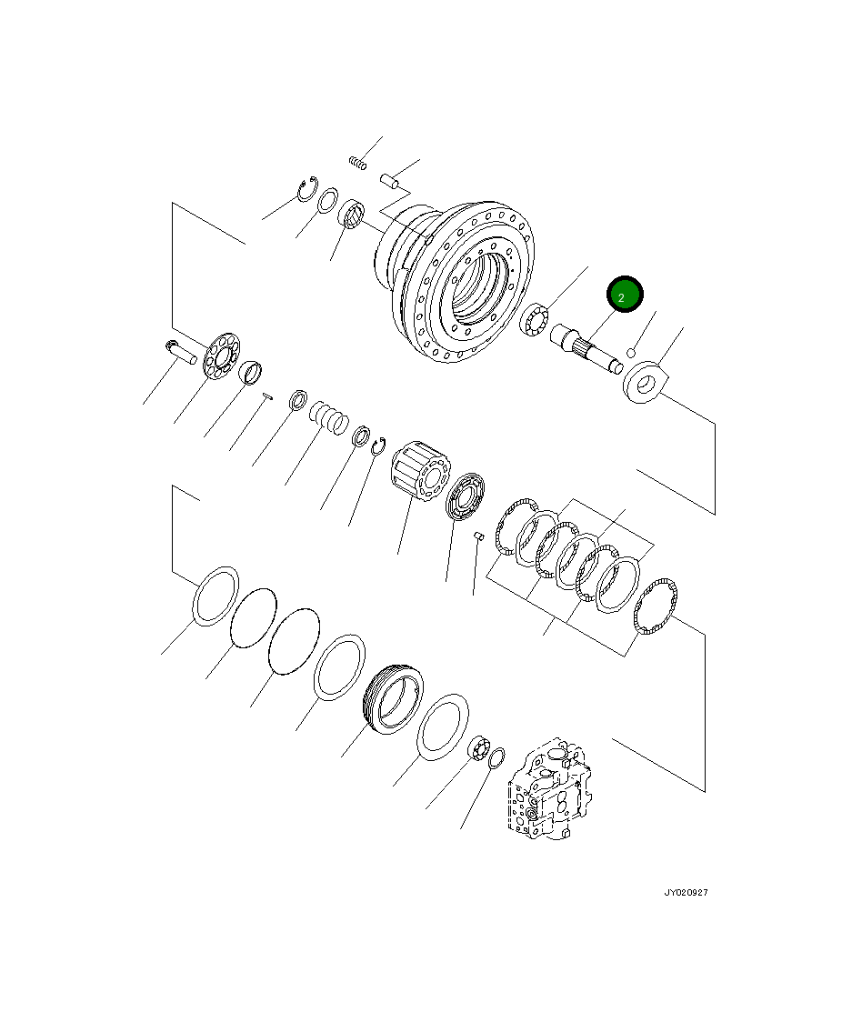 Подшипник 708-8H-32150 Komatsu