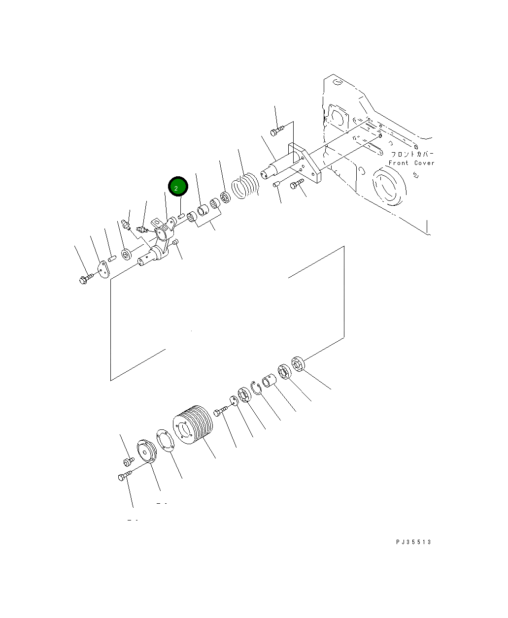 Рычаг 6215-61-3930 Komatsu