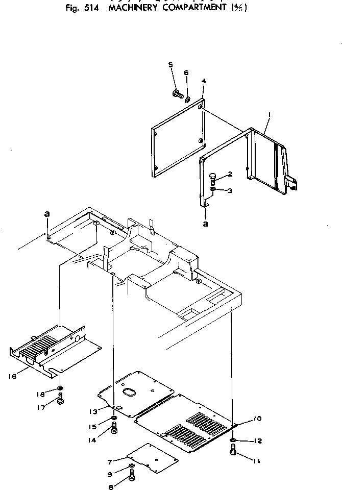 Крышка 20D-54-12341 Komatsu