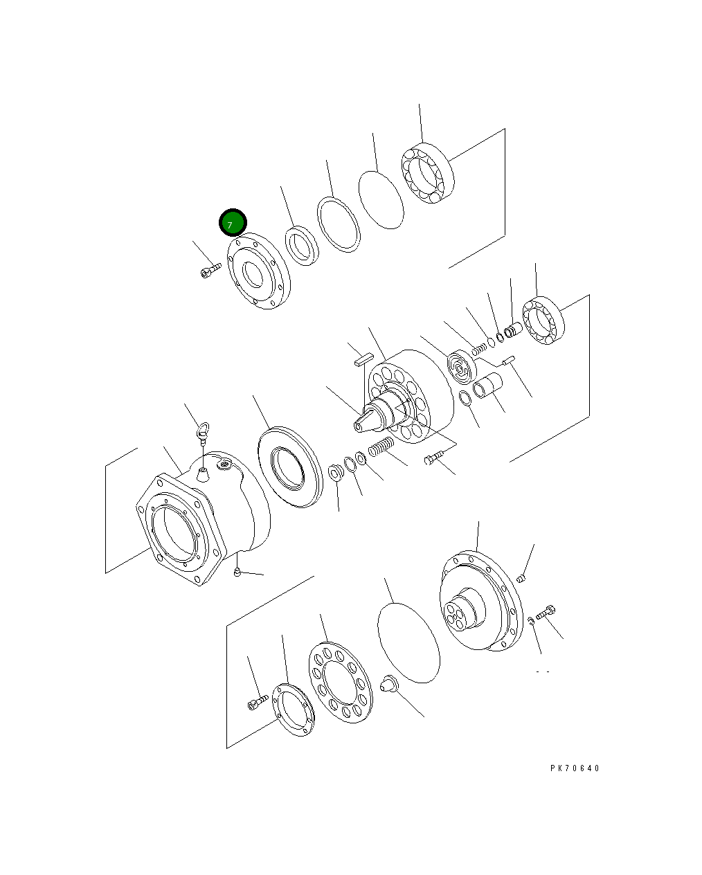 Крышка,END 258-81-26150 Komatsu